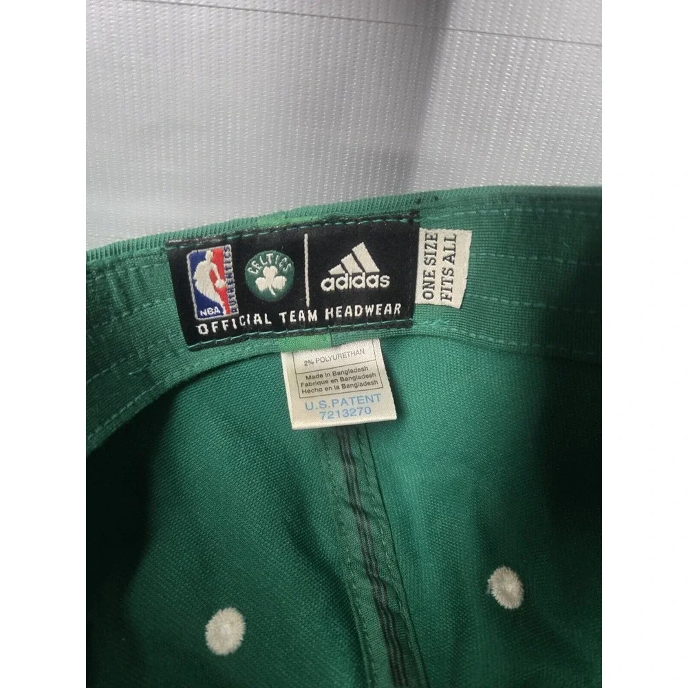 Adidas NBA Boston Celtics Official Team Headwear Hat Cap One Size Fits All (H2)